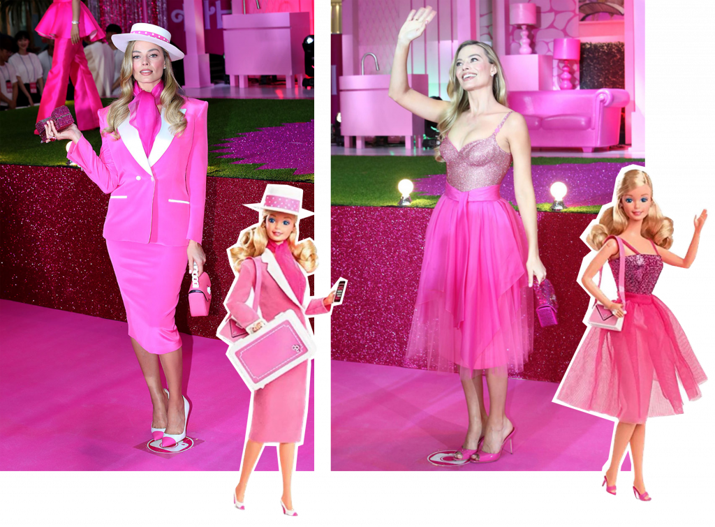 'Barbie' the movie, Margot Robbie and Method Dressing